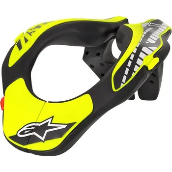Motocyklový chránič krku Krční chránič NECK SUPPORT YOUTH, ALPINESTARS, dětský (žlutý fluo/černý, vel. UNI) 2026