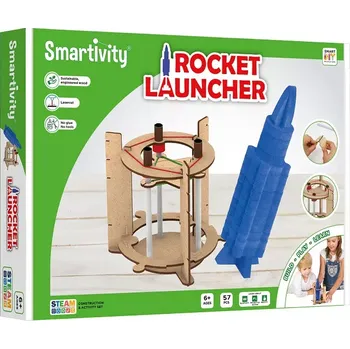 Dřevěná hračka Smartivity - Raketa
