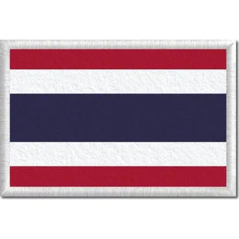 Vlajka Pelisport Thajská vlajka tištěná nášivka 6 x 4 cm