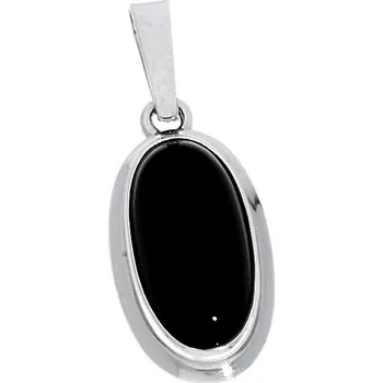 Přívěsek Goldstore Stříbrný přívěs černý Onyx Varianta: stříbrný přívěs
