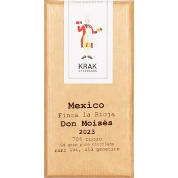Čokoláda Krak Čokoláda Mexiko Don Moisés 2023 70% 80 g