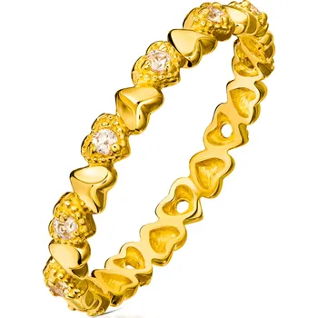 Hodinky Prsten Bonore - Zlato 585 - Kubický Zirkon 136224