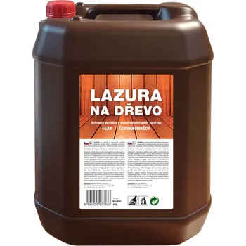 Barvy a Laky Hostivař Lazura na dřevo 10 l, teak