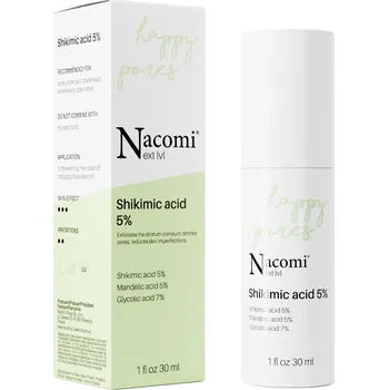 Pleťová kosmetika Nacomi Next Lvl. - Kyselý pleťový peeling, kyselina šikimová 5%, 30 ml