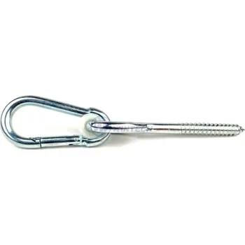 Šroub Hák houpačkový kyvný s karabinou 10,6x280mm ZB, 1 ks TKRC106280V
