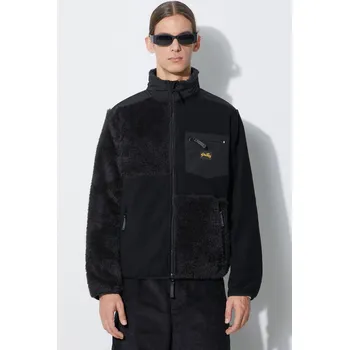 Pánská mikina Mikina Stan Ray PATCHWORK FLEECE JACKET pánská, černá barva, hladká, AW2312456, L, 99X