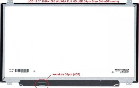 Asus ROG Strix GL703 display 17.3" LED LCD displej Full HD 1920x1080 matný povrch