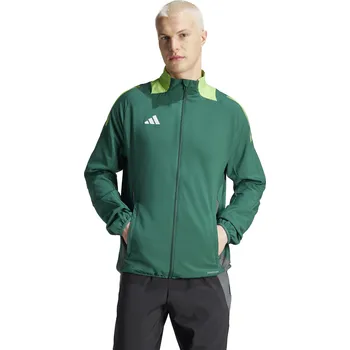 Pánská bunda Vycházková bunda Adidas Tiro 24 Competition zeleno šedá Velikost: S