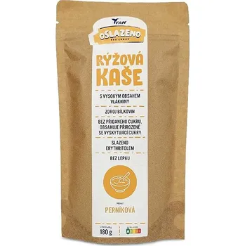 OSLAZENO BEZ CUKRU Bezlepková rýžová kaše perníková 3 × 60 g