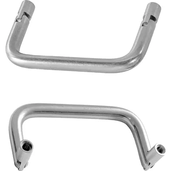 Nábytkové kování Onpira Sklopné madlo 72-100 mm M5 broušený nerez Rozteč: 100 mm