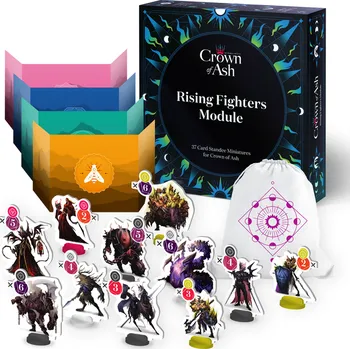 Desková hra TLAMA games Koruna z popela - sada kartonových figurek bojovníků