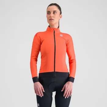 Cyklistická bunda SPORTFUL Cyklistická větruodolná bunda - FIANDRE PRO - oranžová L