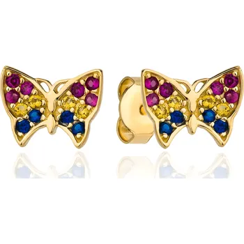 Hodinky Náušnice Bonore - Zlato 585 - Kubický Zirkon 137701