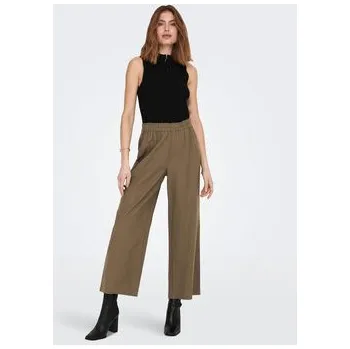 Dámské kalhoty ONLY Kalhoty z materiálu Tokyo 15259590 Hnědá Straight Fit S_32