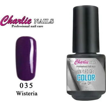 Charlie UV/LED Gel lak 5ml. č.35 fialový Wisteria