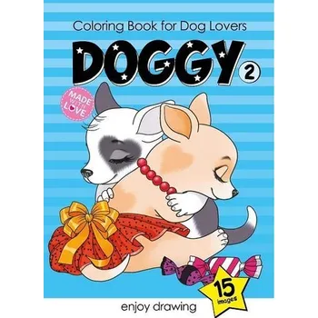 Set školních potřeb Kolorowanka A5 15 obrazków Pieski 2