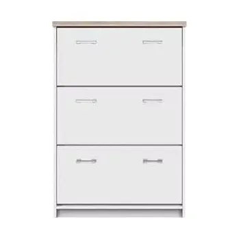 Botník Botník 3k, dub sonoma / bílá