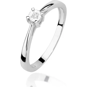 Hodinky Prsten Bonore - Bílé Zlato 585 - Diamant 0-02 Ct 107836