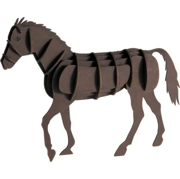 omalovánky FRIDOLIN 3D papírový model - kůň