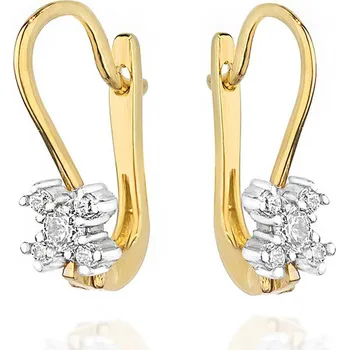 Hodinky Náušnice Bonore - Zlato 585 - Diamant 0-05 ct 128643