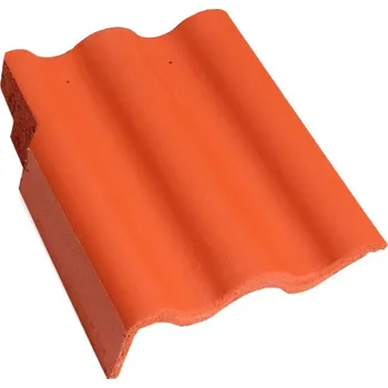 Střešní krytina Taška okrajová levá SYNUS červená