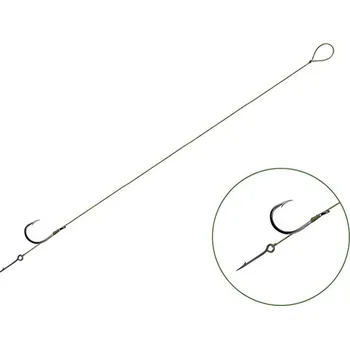 Rybářský háček 6ks - Feederový Návazec Delphin NOLIMIT Sting Velikost #4 12cm