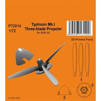 Plastikový model 1/72 Typhoon Mk.I Three-blade Propeller (AIRF)