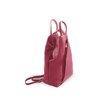 Městský batoh Dámský kožený batůžek burgundy 311-1184-34