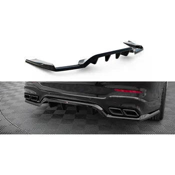 Tuning Středový Zadní Splitter (se svislými pruhy) V1 Mercedes-AMG GLC 63 SUV X253
