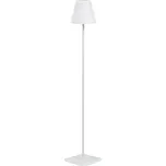Bílá plastová solární stojací LED lampa Kave Home Amaray 120 cm