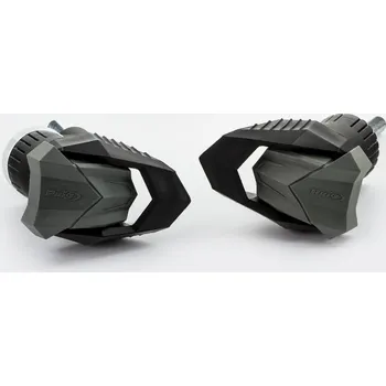 Rám pro motocykl Puig Pádové protektory rámu PUIG R19 6560N černý s šedou gumou