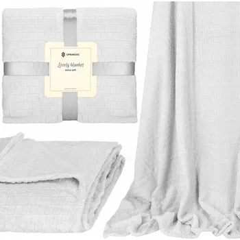 přikrývka Deka 170x210 cm Springos Adler světle šedá