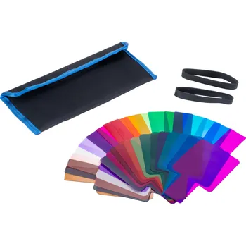 Fotopozadí Phototools Barevné gelové filtry pro externí blesk, set 20 ks