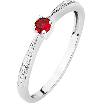 Hodinky Prsten Bonore - Bílé Zlato 585 - Rubín 0-15 Ct 120342