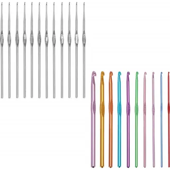 Pletací háčky SPRINGOS KNITTING, sada 22 kusů