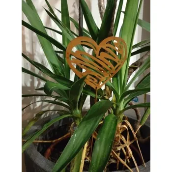 Srdce zápich kov střední