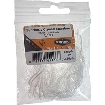 Semperfli Syntetické Marabou Synthetic Crystal Marabou Dead Egg White