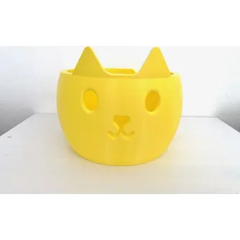 Miska na velké klubíčko Kočka žlutá