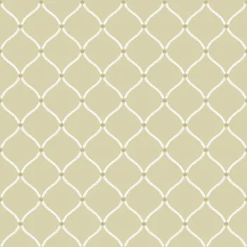 Tapeta Parato Okrová vliesová tapeta na zeď s bílými ornamenty, 12358, Fiori Country, Parato, velikost 10,05 x 0,53 m