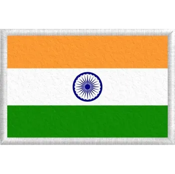 Vlajka Pelisport Indická vlajka tištěná nášivka 6 x 4 cm
