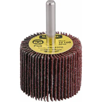 Brusný kotouč Extol Premium 8803370 | Brusný vějíř lamelový se stopkou průměr 40x30x6 mm, Z40