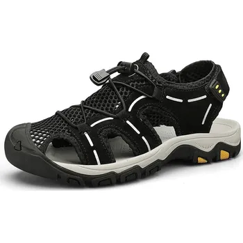 Dámské sandále Outdoorové pánské sandály MIX124 Barva: Černá, Velikost: 39