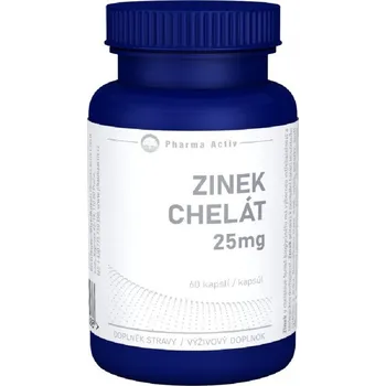 Pharma Activ Zinek chelát 25 mg 60 cps.