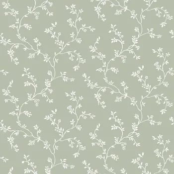 Tapeta Parato Zelená vliesová květinová tapeta na zeď, 12355, Fiori Country, Parato, velikost 10,05 x 0,53 m