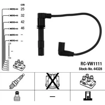 Zapalovací kabel Sada kabelů pro zapalování NGK RC-VW1111