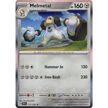 Sběratelská karetní hra Melmetal 117/162 - Temporal Forces Typ karty: Reverse Holo