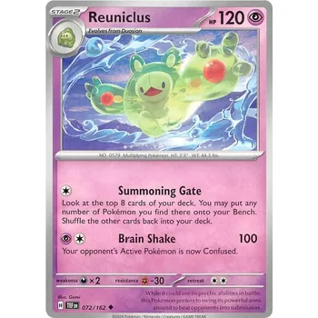 Karetní hra Reuniclus 072/162 - Temporal Forces Typ karty: Reverse Holo