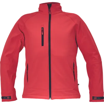 pracovní bunda Cerva Bunda CHITRA pánská softshellová červená L