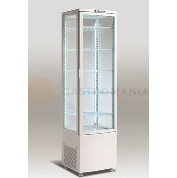 Chladící cukrářská vitrína, LED, 270 l, 515x485x1895 mm | RESTO QUALITY, RT280