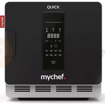 Pec na pizzu Konvektomat, horkovzdušná, digitální ovládací panel, 3,6 kW, 230 V, černý, 397x598x410 mm | RESTO QUALITY, QUICK 1 BLACK